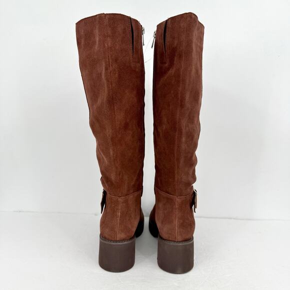 Naturalizer Womens Darry Tall Boots US 9 WIDE EU 40 Brown Water-Repellent NWOB - Picture 9 of 11